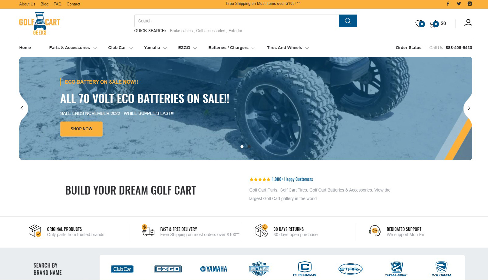 golfcartgeeks.com - Golf Cart Accessories and Parts