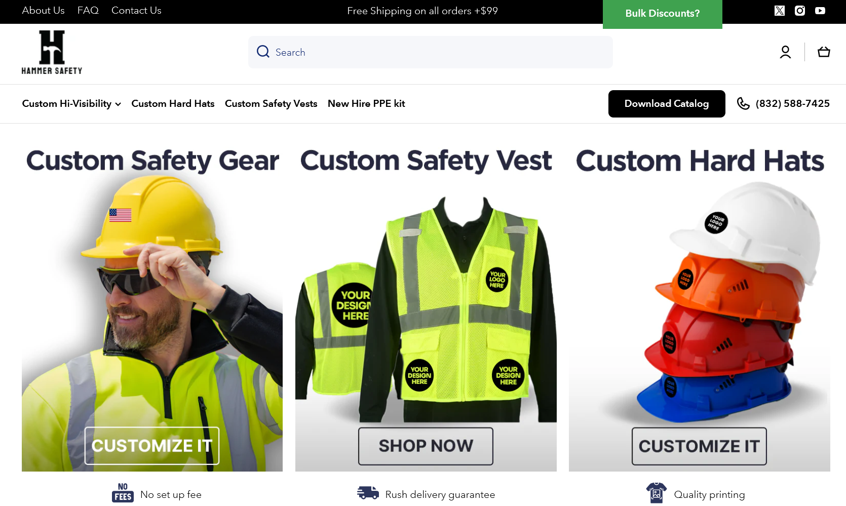 Custom Safety Vests and Hard Hats